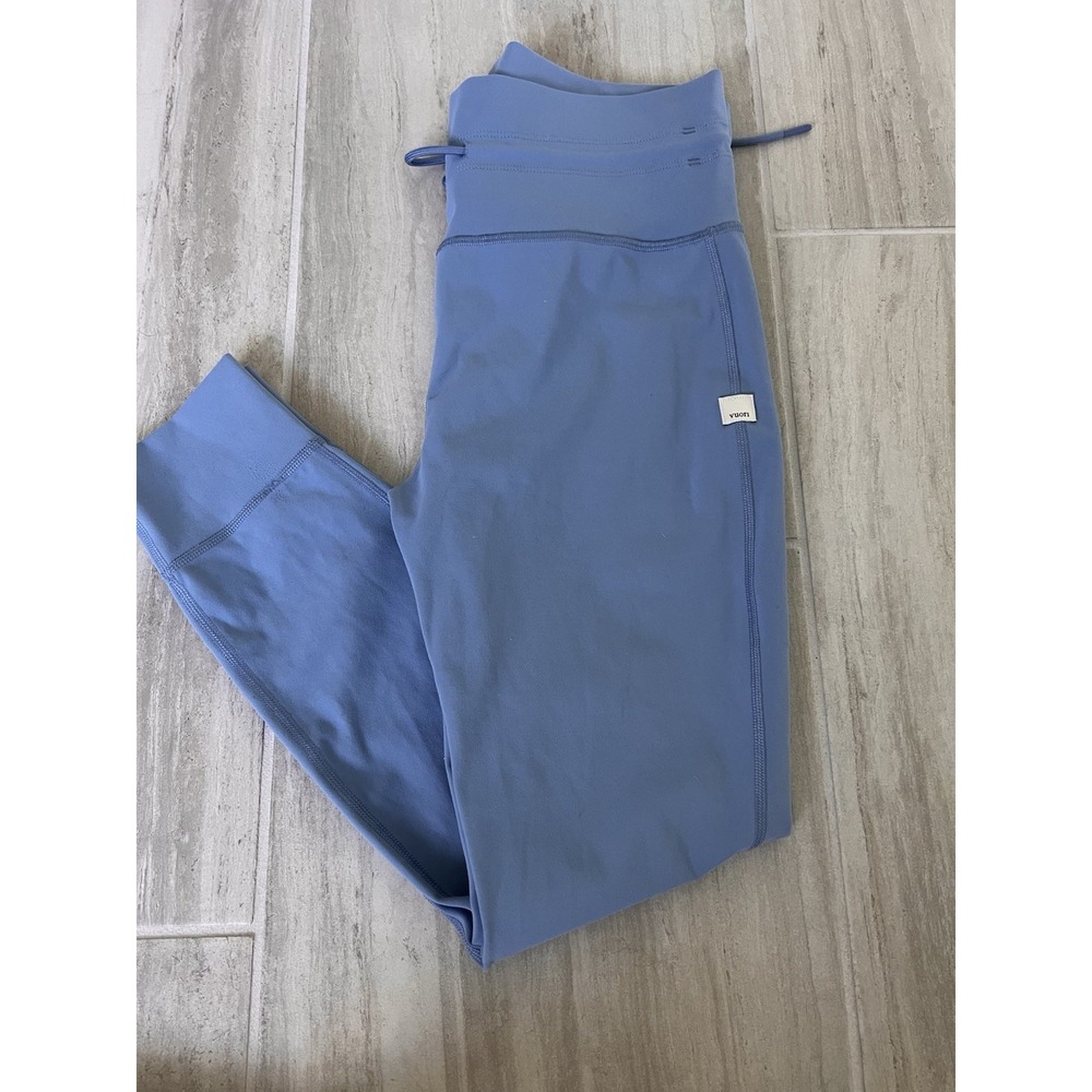 Vuori Daily Legging High-Waist Performance Leggings Blue Size L